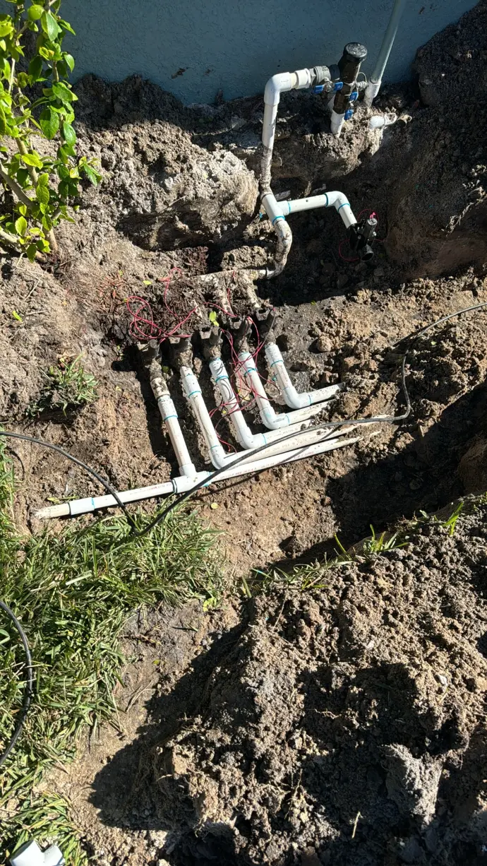 irrigation installation